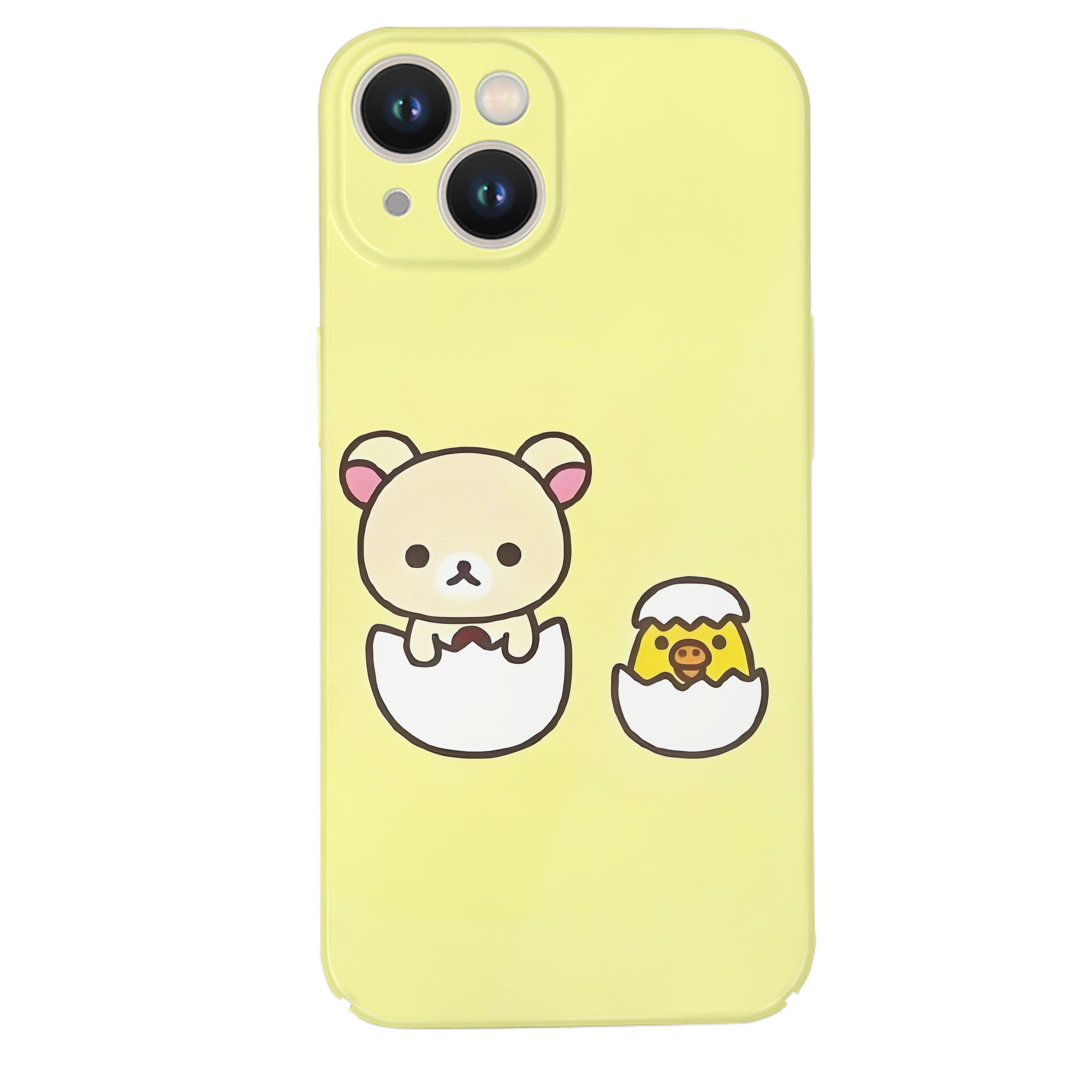 （画像用） リラックマ リラックマ キイロイトリ Rilakkuma Korilakkuma Kiiroitori 【iPhone 14シリーズ対応】ハードケース